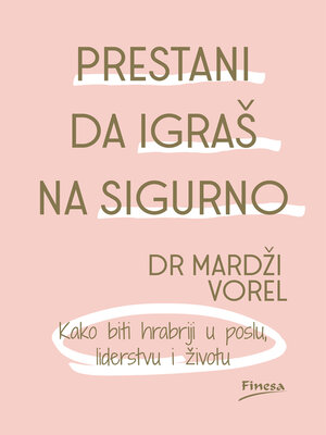 cover image of PRESTANI DA IGRAŠ NA SIGURNO